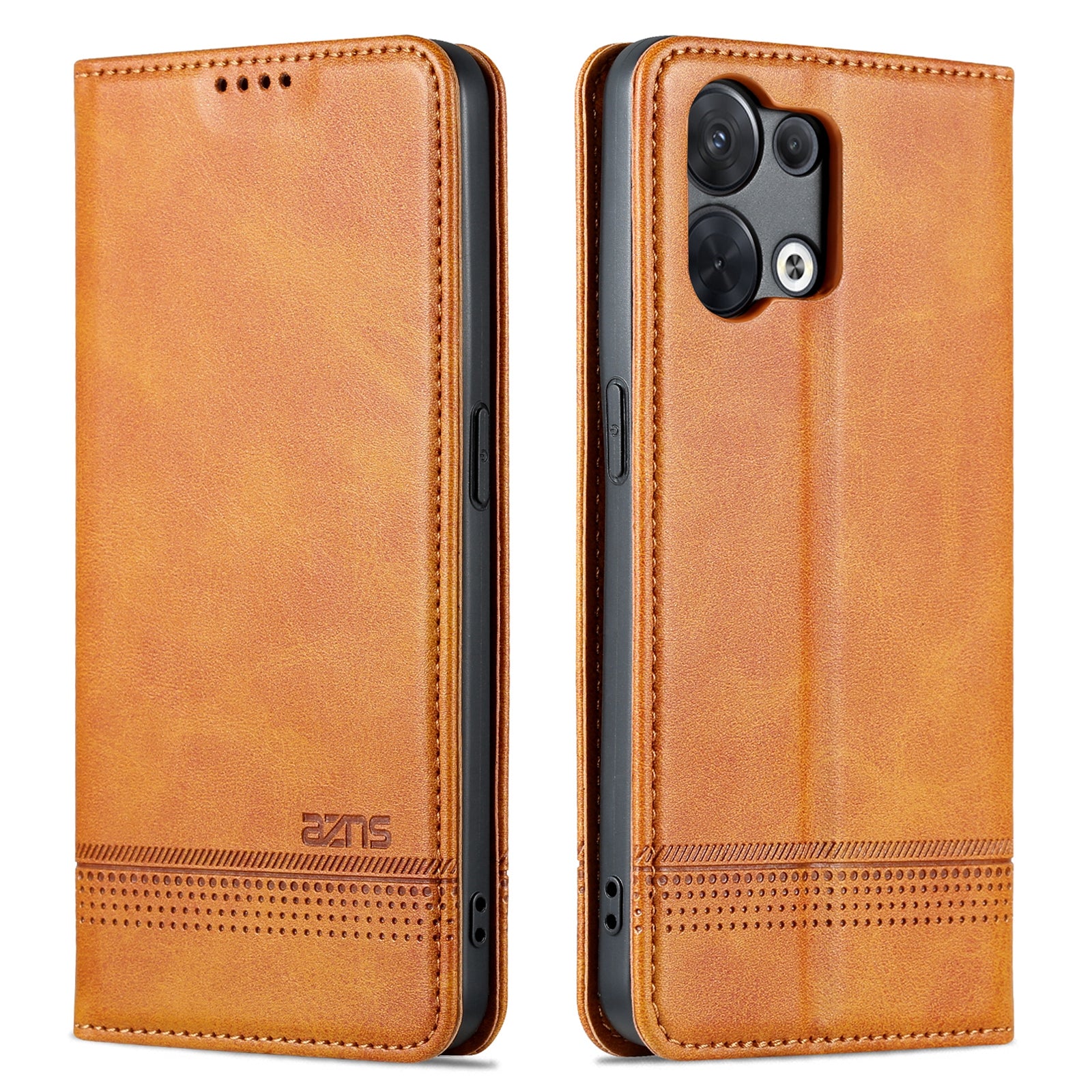 AZNS For Oppo Reno9 5G Reno9 Pro 5G Cowhide Texture Phone Case Shockproof Stand Wallet PU Leather Magnetic Auto-absorbed Folio Flip Phone Cover AZNS For Oppo Reno9 5G Reno9 Pro 5G Cowhide Texture Phone Case Shockproof Stand Wallet PU Leather Magnetic Auto-absorbed Folio Flip Phone Cover